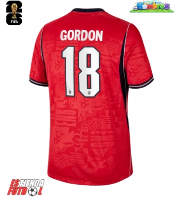Inglaterra Anthony Gordon #18 Segunda Equipación Mundial 2026 Manga Corta